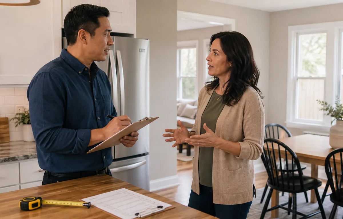 A listing professional organizing a residential property launch.