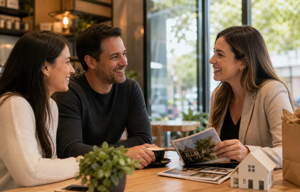 A real-estate professional maintaining a trusted past-client relationship.