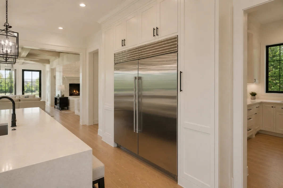 Included Sub Zero Refrigerator photograph from the cohesive sample property shoot.