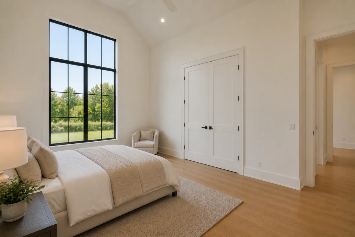 Secondary Bedroom photograph from the cohesive sample property shoot.