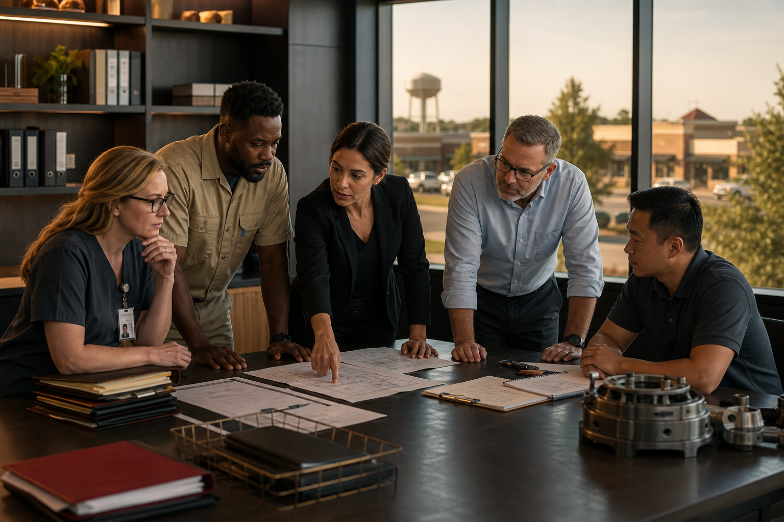 Pearland business operators coordinating one shared workflow