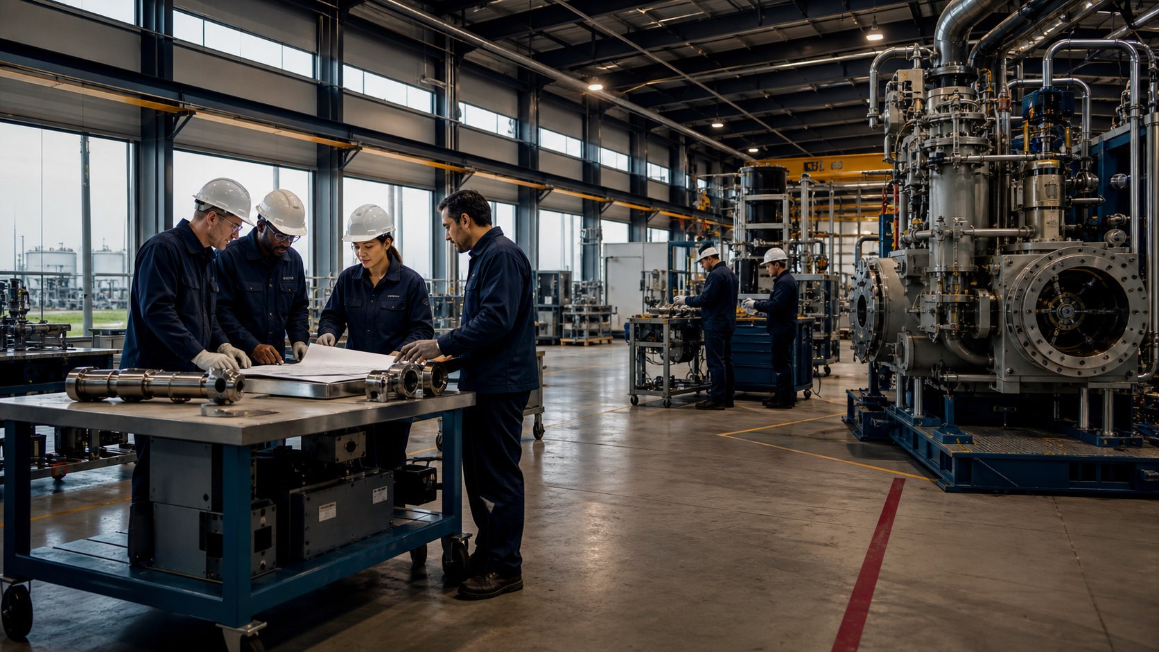 Technical operations and equipment readiness in an advanced facility
