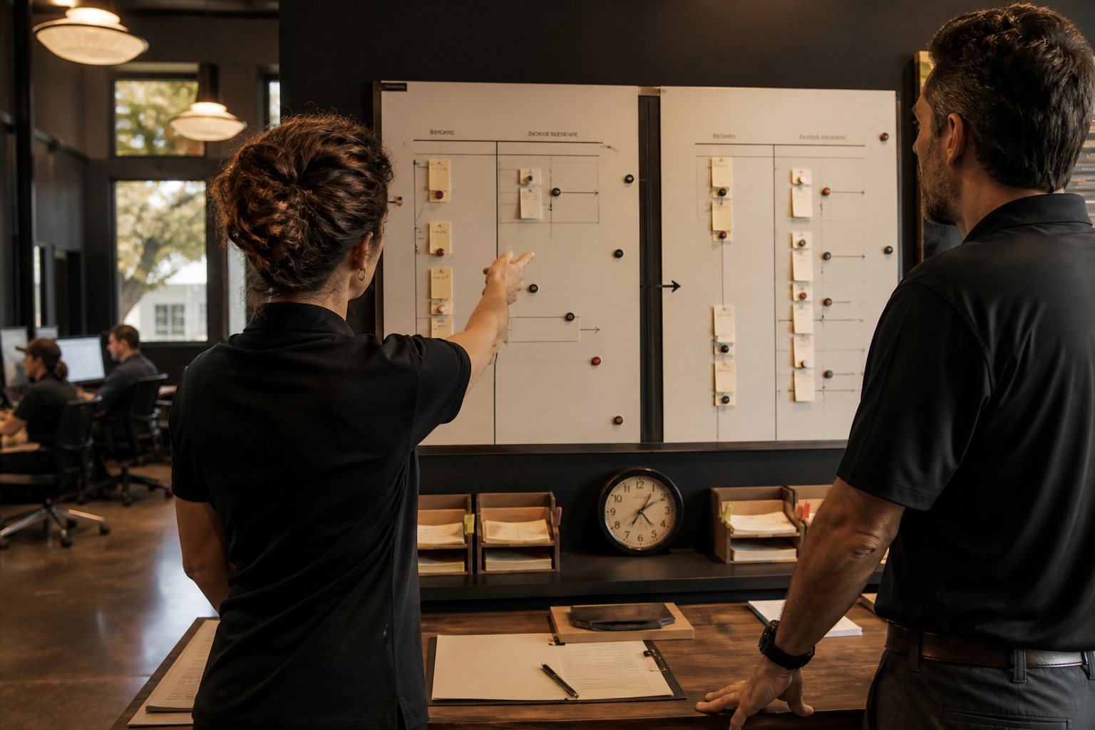 Kyle business team measuring recovered time from an improved workflow