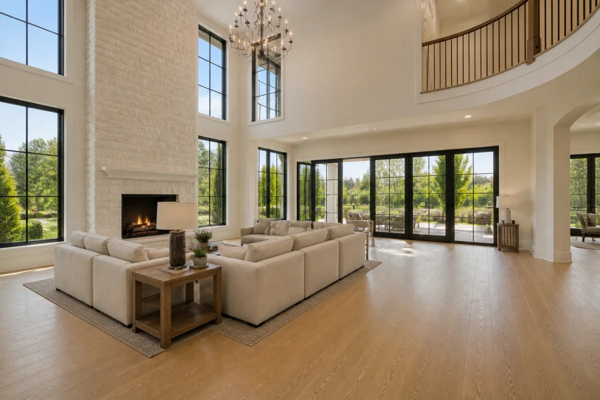 Living Room at the Grand Oak Residence