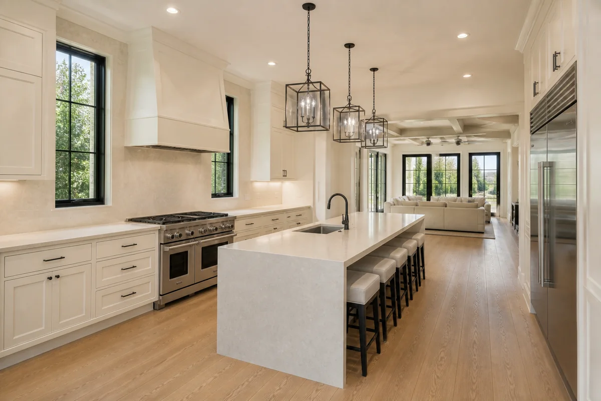Kitchen at the Grand Oak Residence